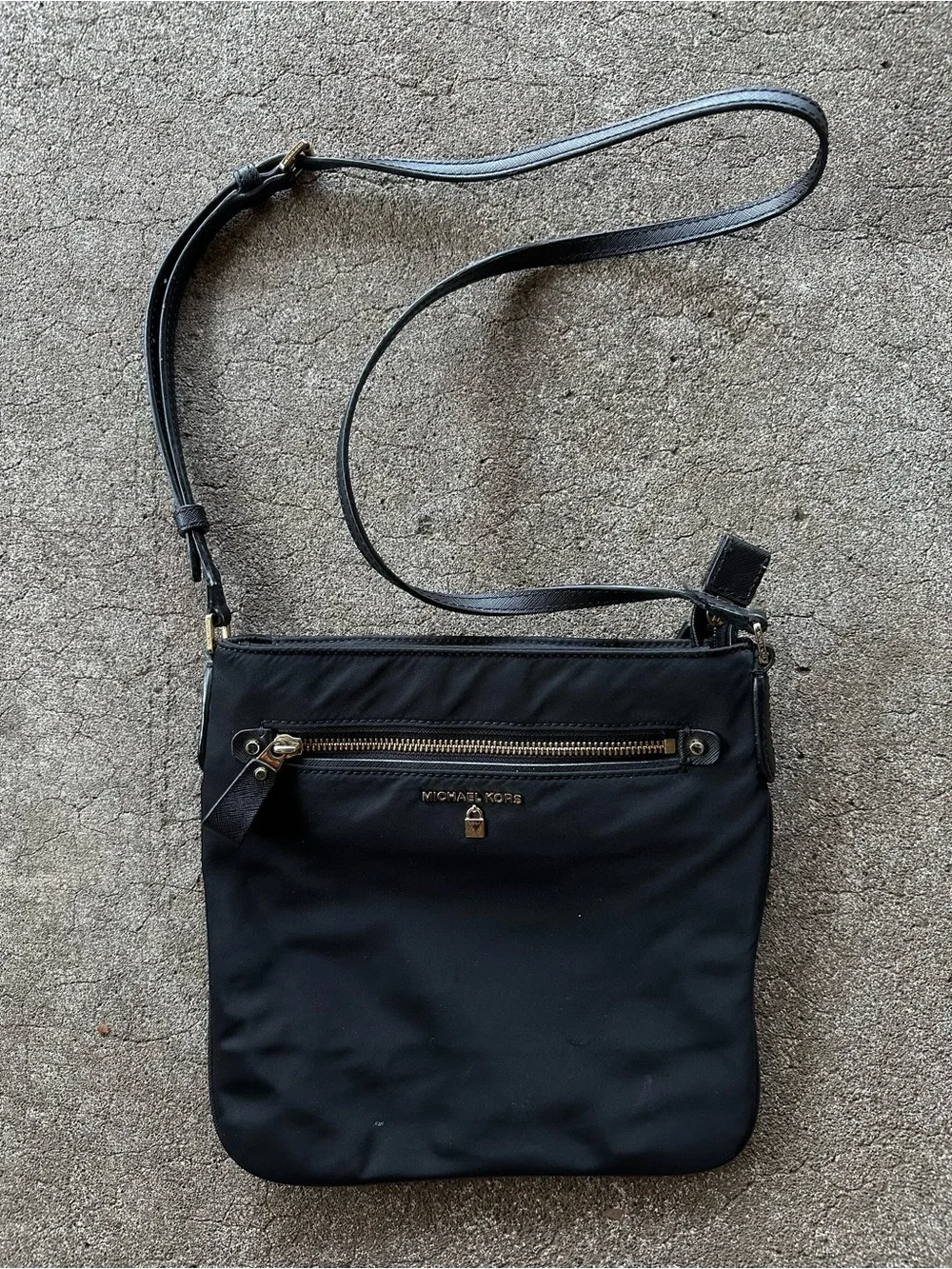 Michael Kors Nylon Messenger Crossbody Bag